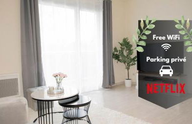 L’Élégant - T2 - 10 min aéroport - Parking privé - Foto 1