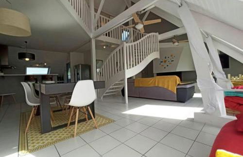 Superbe loft 90m² proche parc expo Nantes (6p) - Foto 9