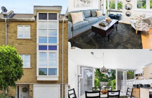 3 bed modern townhouse with self check in, sleeps 6, 35mins direct train to London Waterloo, zone 6 - Photo 1