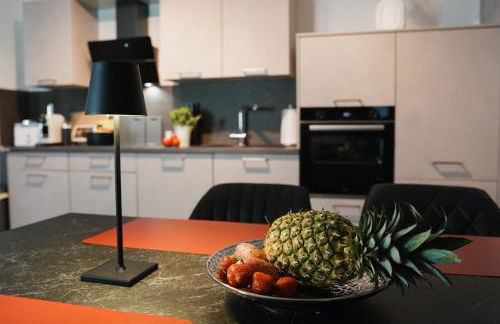 Paderborn-Oase mit Kamin-Balkon-Stilvolles Zuhause-24 -7 Self Check in, kostenloser Parkplatz - Foto 17