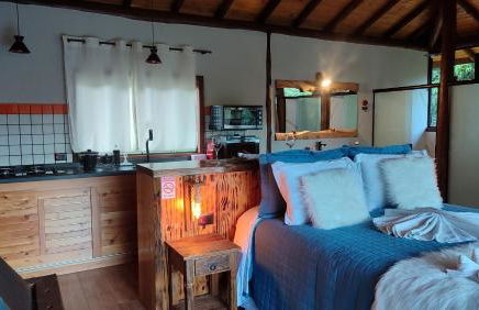 Chalé Valle dos sonhos romântico privativo com hidromassagem e lareira - Foto 21