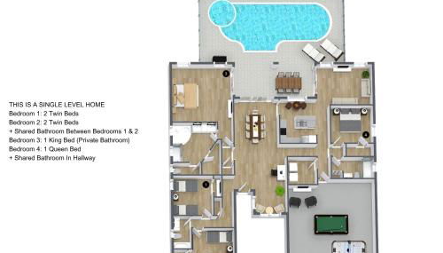 4 Bathrooms 3 Bathrooms Cresent Lakes 5305 Cv - Foto 2