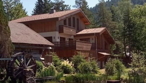 L'Eau Vive - chalet avec piscine intérieure - Photo 2, Garden view