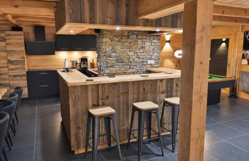 Nouveau Chalet M.META 12 pers sauna,jacuzzi,billard - Foto 45