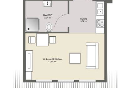 Ostseebad Sellin - OT Seedorf Appartement mit Seeblick - Foto 6