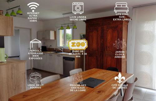 Le Logis d'Emeric avec paisible jardin Clos&Arboré - Foto 28