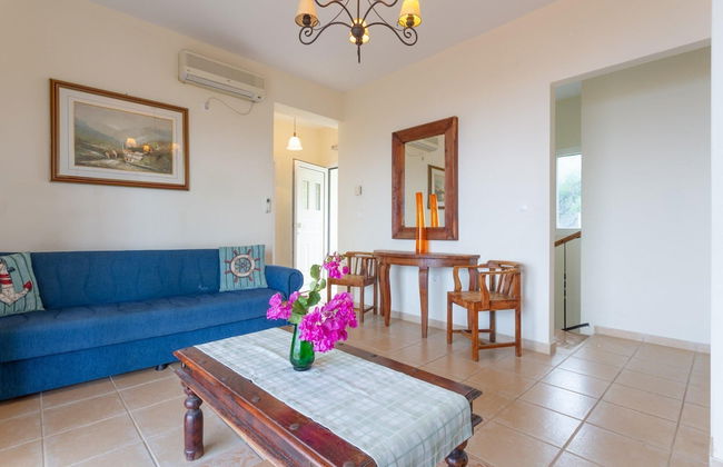 Skala Villa Green Large Private Pool Walk to Beach Sea Views A C Wifi - 2825 - Foto 30