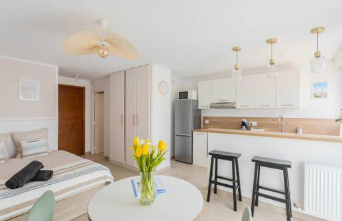 Studio lumineux VUE MER - NEUF entre Monaco-Menton - WIFI - Foto 5