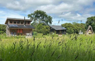 Aframe Tiny Home SILVA with private hot tub - Foto 2