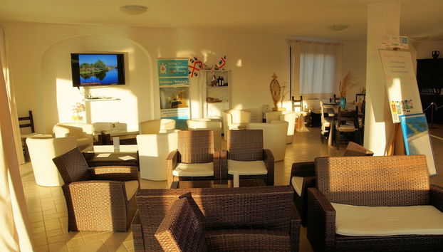 Zona de estar del vestíbulo