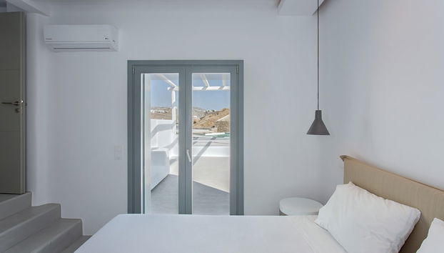 Villa Sapphire 6BR Hot Tub & Pool Ornos - Foto 3, Habitación