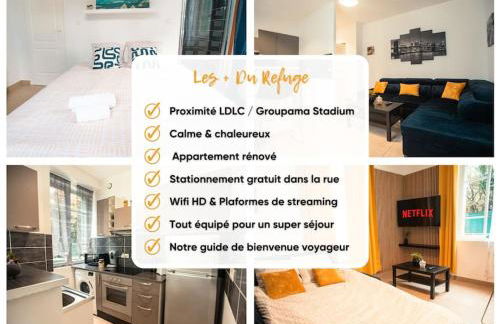 Le refuge - T2 Proximité LDLC Groupama Stadium - Foto 8