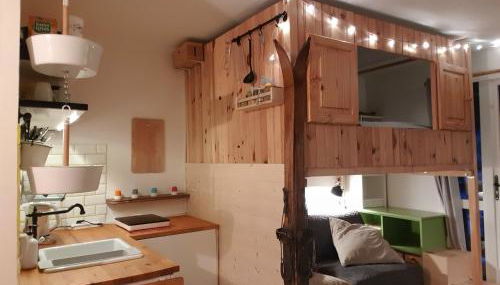 Studio Alpheratz Forest - 1 à 3 pers - WIFI, balcon, vue piste et glacier Muzelle, calme, proche commerces et pistes- TSC Super Venosc à 80m - Foto 4