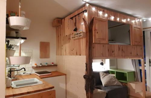 Studio Alpheratz Forest - 1 à 3 pers - WIFI, balcon, vue piste et glacier Muzelle, calme, proche commerces et pistes- TSC Super Venosc à 80m - Foto 4