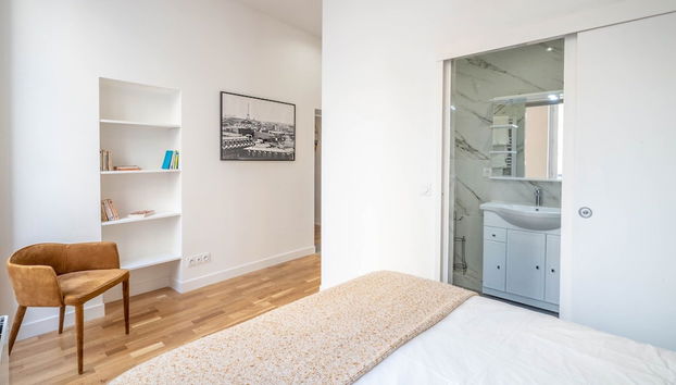 Modern Apartment - 1br/4p - Parc de Belleville - Foto 3, Habitación