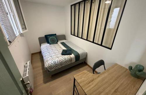 M2 Appart 3 chambres 5 min metro - PARC EXPO - Foto 4