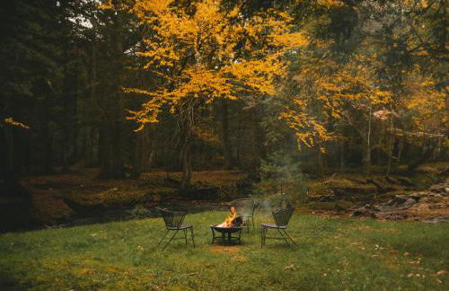 Enchanting River- Water Front A-Frame Cabin - Foto 40