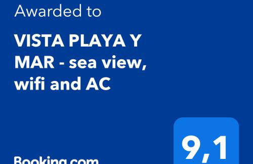 VISTA PLAYA Y MAR - sea view, wifi and AC - Foto 20