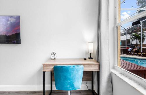 Mario Manor Heated Pool King Bed Game Room Near Disney - Foto 19