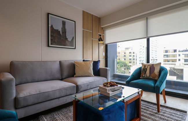 w Majestic 2BR in Miraflores Near Larcomar - Foto 1