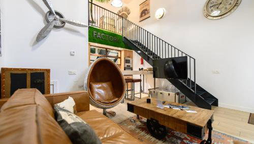 ALG310B - Amplio y moderno Loft con terraza privada en Madrid - Alquiler temporal - Foto 3