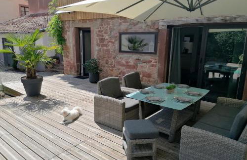 Du côté de chez Pam - terrasse - piscine - parking privée - Foto 44