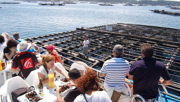 Visita di un allevamento di cozze