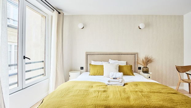 Chic Studio AC - Center of Paris-bourse - Foto 4, Habitación