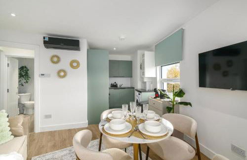 Modern flat for 4 with AC Battersea Park & Power Station, USA Embassy - Foto 13