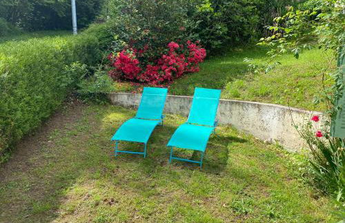 Chez Julie petit appartement une chambre rez jardin maison - Foto 6