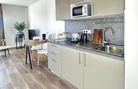 Les Belles Lettres - centre ville face à la Gare - 20 mn de Paris St Lazare - Foto 18