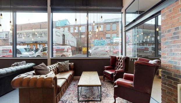 Zona de estar del vestíbulo