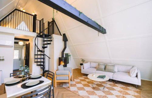 Secluded A-Frame Hocking Hills Hot Tub Fire Pit - Foto 2