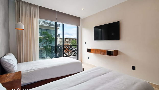 2 BR Apartment With Spacious Loft Close From Beach Zone - Foto 4, Habitación