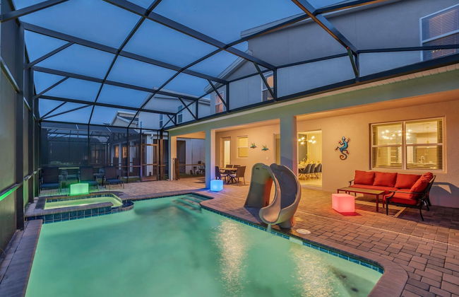 Magical Family Home 8min-disneyworld Pool Spa Sleeps 22 Stl103 - Foto 1