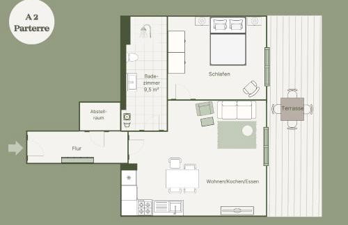 Apartment A2 "Pine Hill Resort" - barrierefrei mit offener Dusche & großer Terrasse - Foto 16