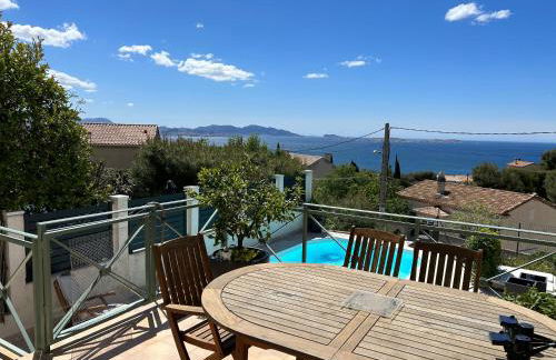 maison entièrement climatisée vue d'exception mer et rade de Marseille avec piscine 8 personnes - Foto 36