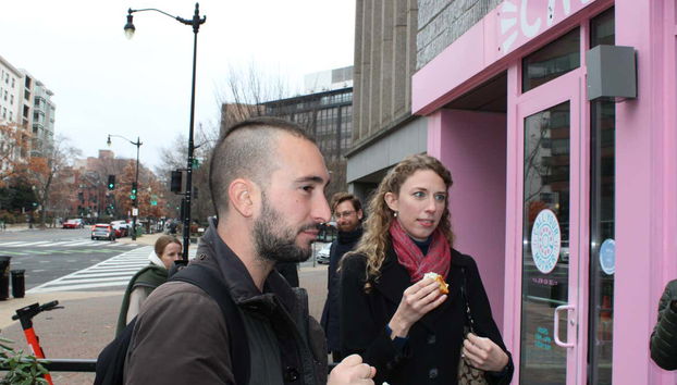 A small tasting during the tour