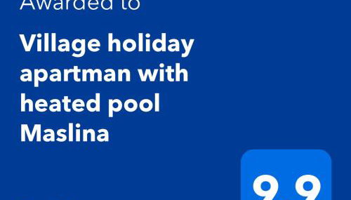 Village holiday apartman with heated pool Maslina - Foto 5