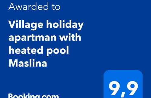 Village holiday apartman with heated pool Maslina - Photo 5