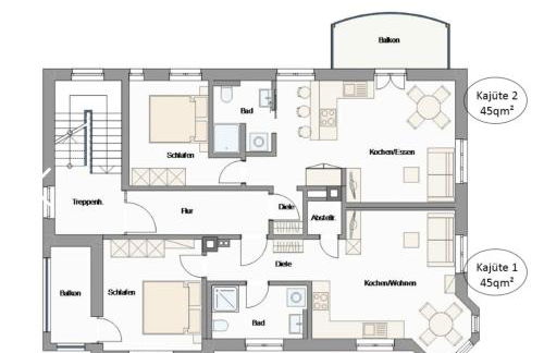 Villa19hundert5 moderne Ferienwohnungen in zentraler Lage - Foto 25