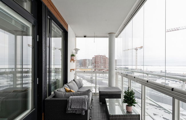 Homelike 1BR with Sauna, Free Parking & Balcony - Foto 11