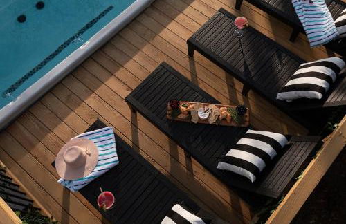 Heated Hydro Pool -Spa - Plunge - Luxe AVL Retreat - Foto 7