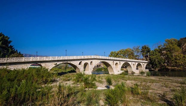 Un pont sur le parcours