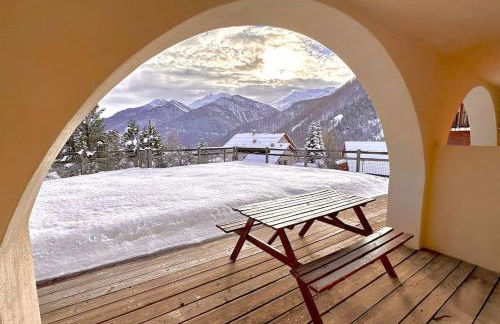 CASA-Joubarbe Super 4p terrasse plein sud Arvieux - Foto 15