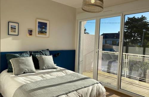 Vue Mer 2 pas des plages 10 pers 4 chambres Villa KER LOT PLAGE - Foto 49