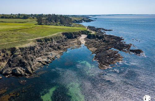 Villa Ponant 5 étoiles à Doëlan, piscine face mer - Foto 45