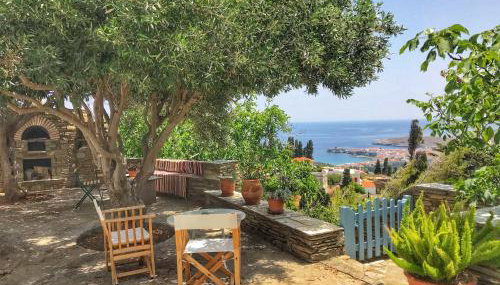 The Walnut Tree - Cycladic Getaway by Explore Andros - Foto 2, Garden, Garden view