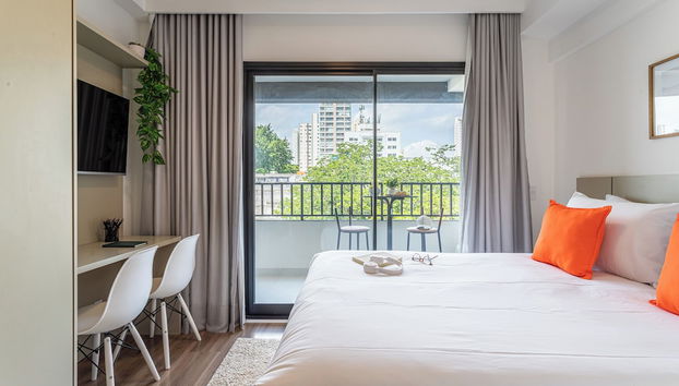 Hub Boa Vista by Viva - Prédio novo próximo ao Autódromo de Interlagos com lavanderia e academia - Foto 3, Habitación