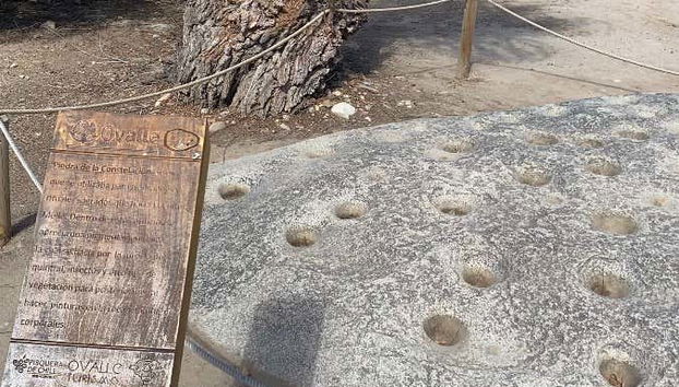 Detalle de las piedras tacitas